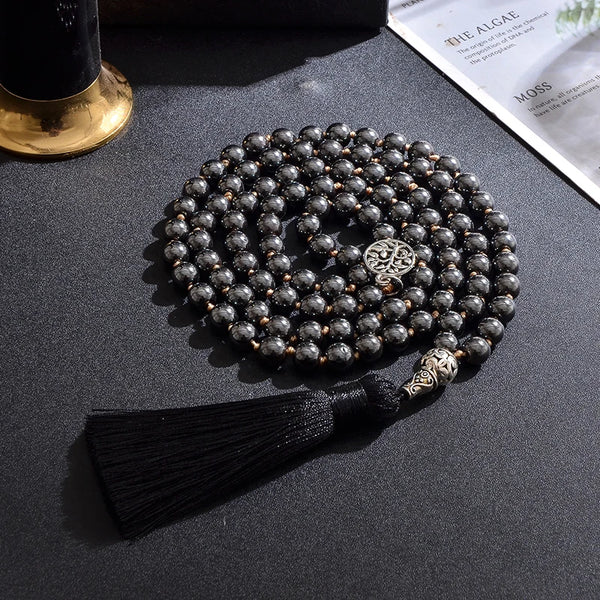 Black Hematite Mala Beads-ToShay.org