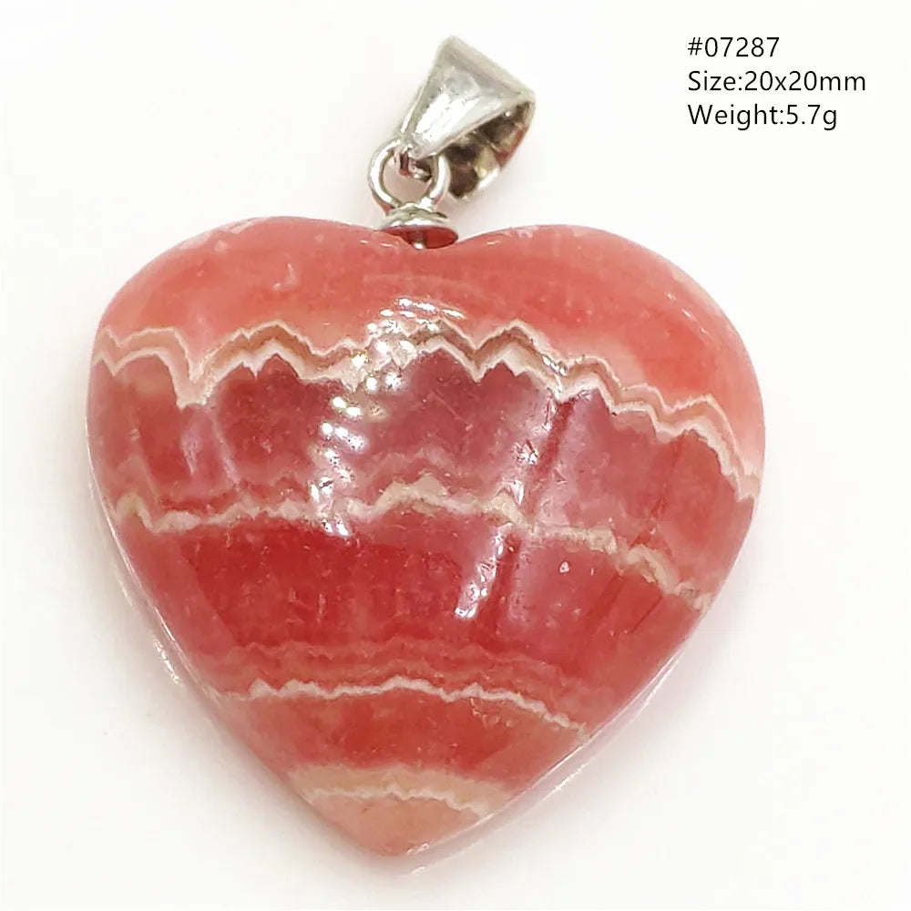 Red Rhodochrosite Pendant-ToShay.org