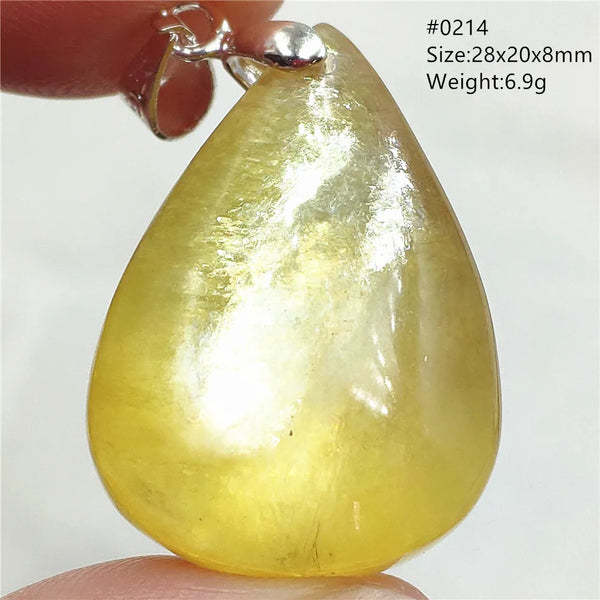 Gold Lepidolite Flash Pendant-ToShay.org