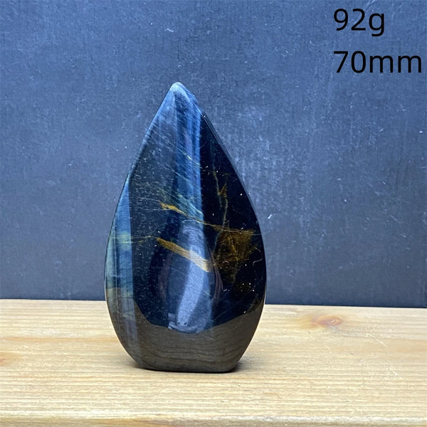 Blue Tiger Eye Stone Flame-ToShay.org