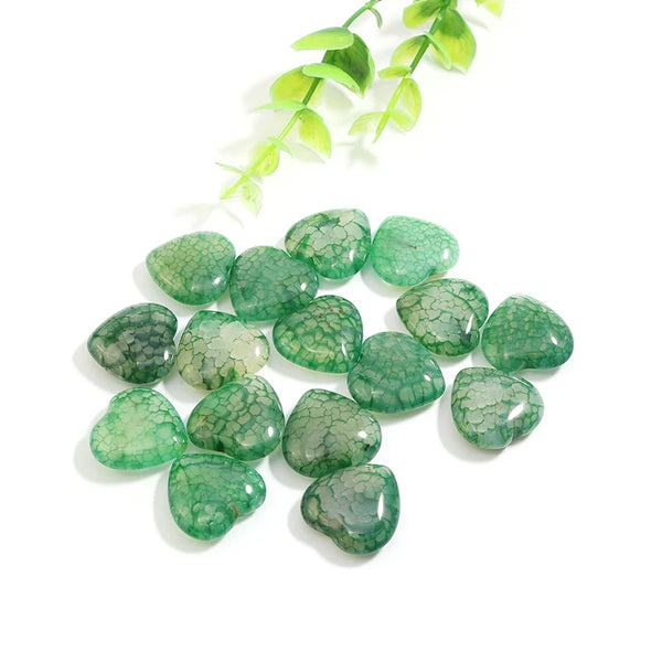 Mixed Dragon Vein Agate Hearts-ToShay.org