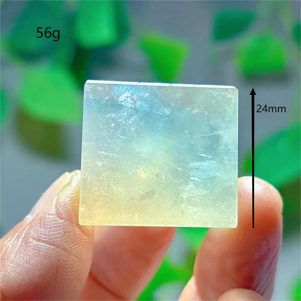 Purple Fluorite Crystal Square-ToShay.org