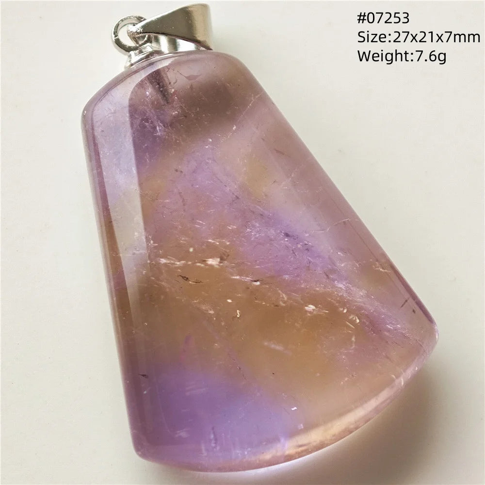 Purple Yellow Ametrine Pendant-ToShay.org