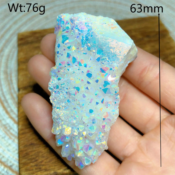 Rainbow Aura Quartz Cluster-ToShay.org