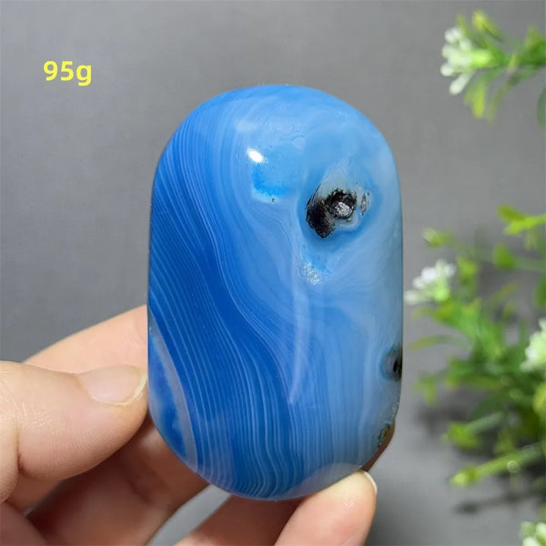 Blue Sapphire Striped Agate-ToShay.org