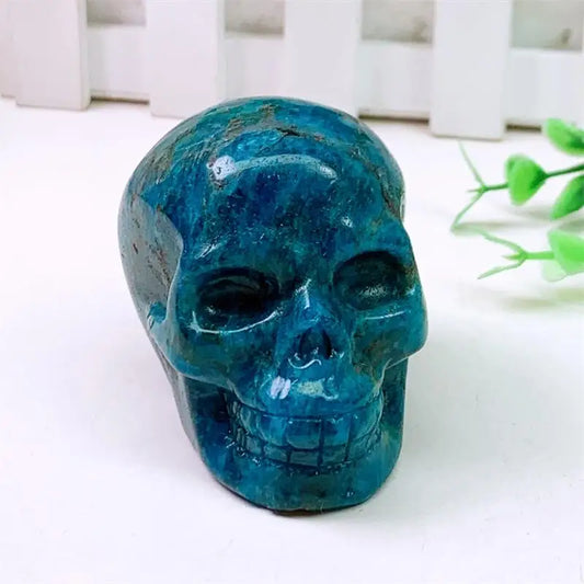 Blue Apatite Skull-ToShay.org