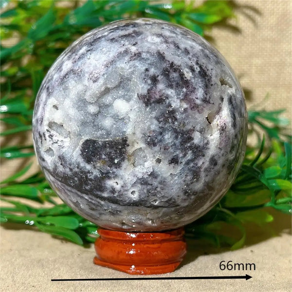 Purple Sphalerite Druzy Ball-ToShay.org