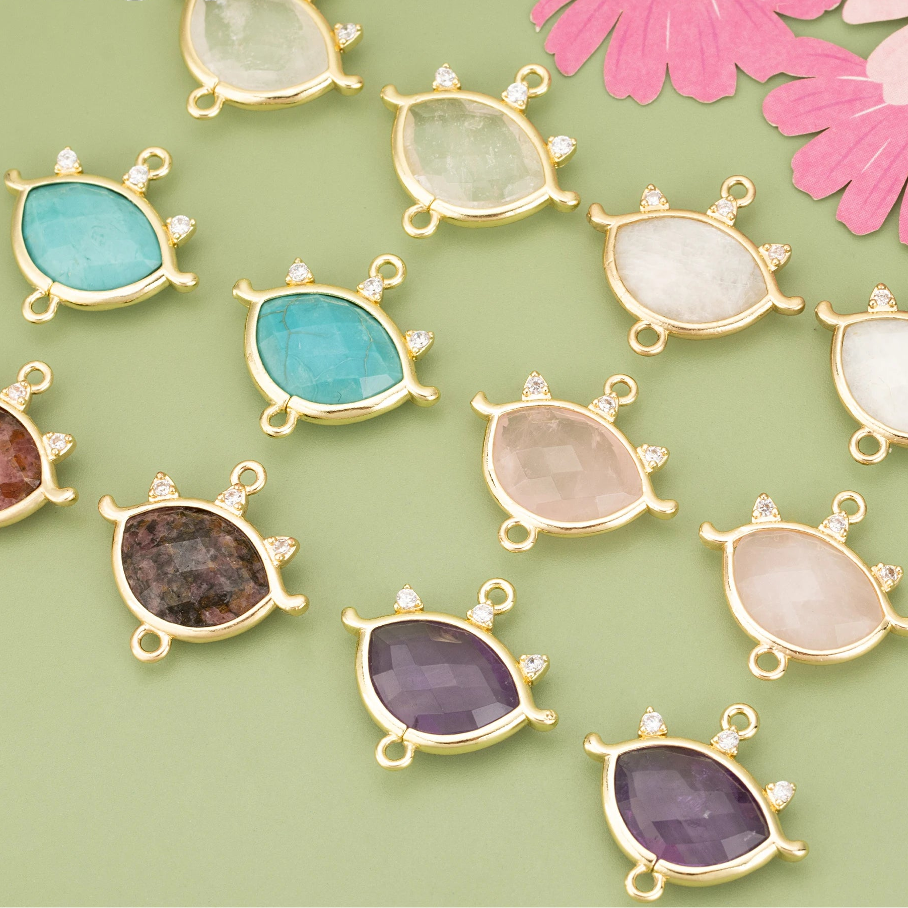 Mixed Crystal Charms-ToShay.org