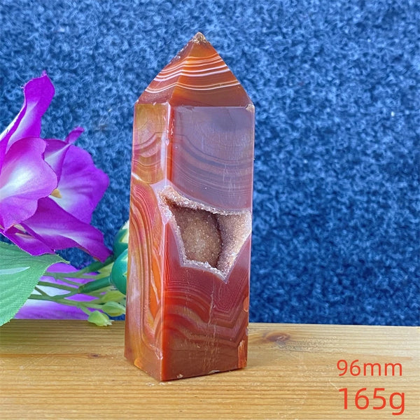 Red Lace Agate Point-ToShay.org