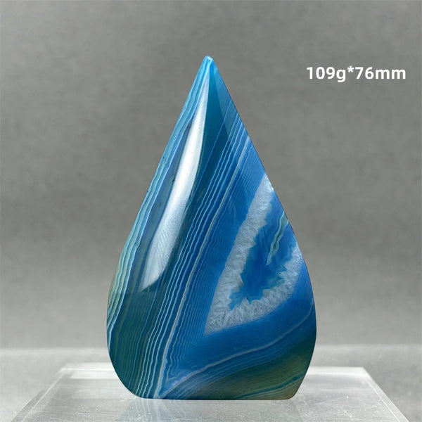 Blue Agate Torch-ToShay.org