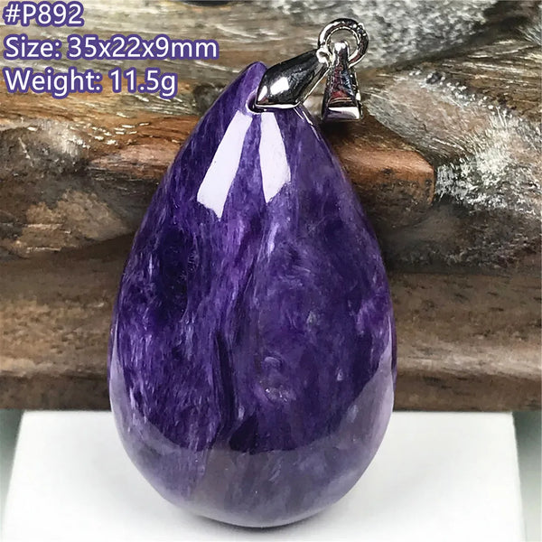 Purple Charoite Pendant-ToShay.org