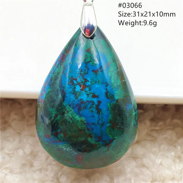 Blue Green Malachite Pendant-ToShay.org