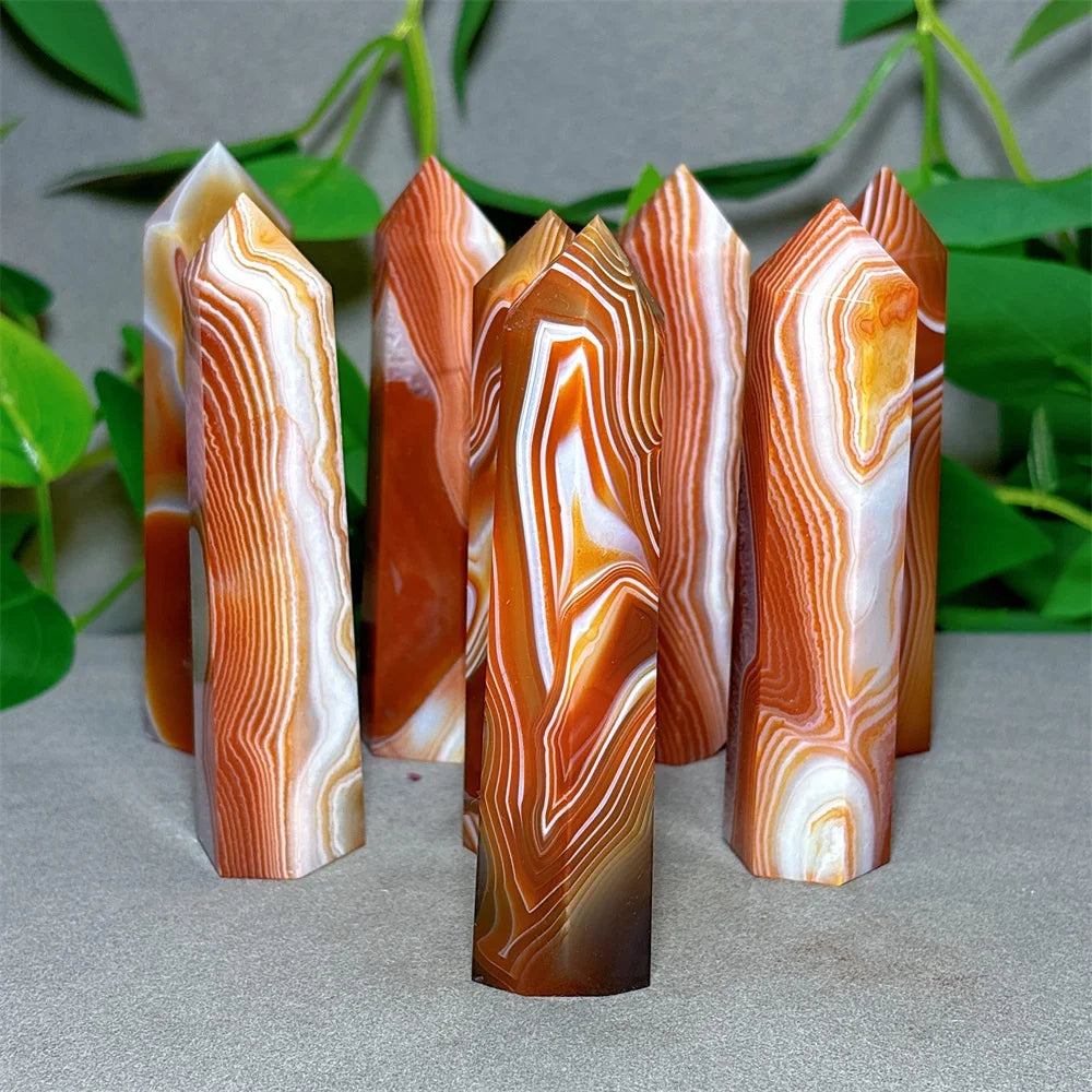Orange Carnelian Quartz Tower-ToShay.org
