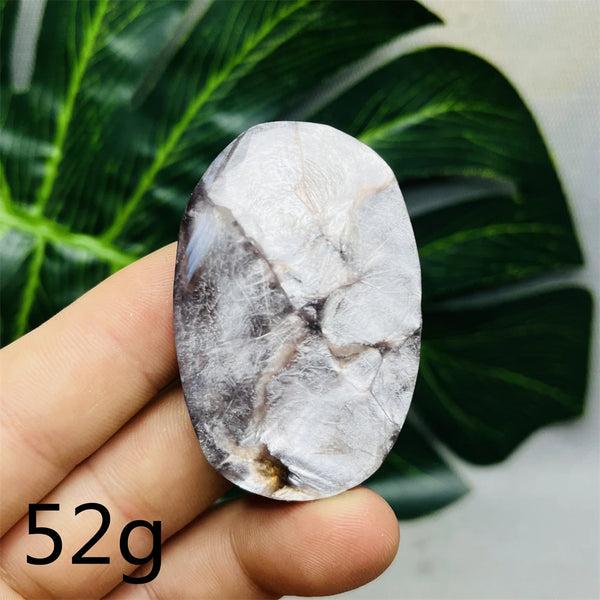 Purple Mica Crystal Palm Stone-ToShay.org