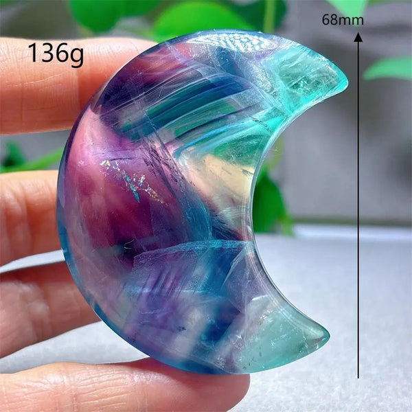 Rainbow Fluorite Moon-ToShay.org