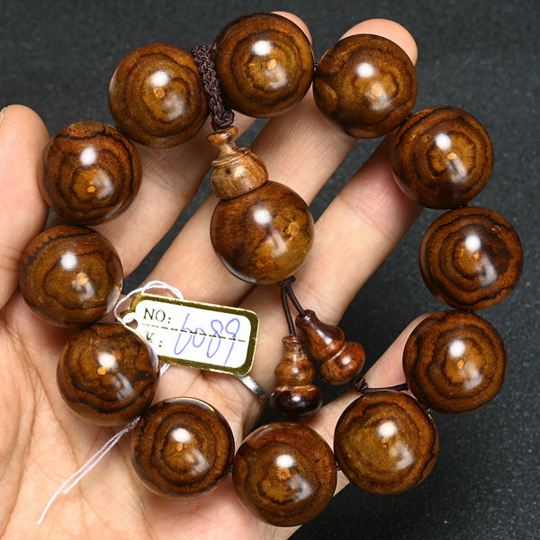 Wood Tiger Bead Bracelet-ToShay.org