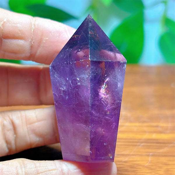 Purple Amethyst Wand Point-ToShay.org