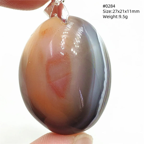 Grey Lace Agate Pendant-ToShay.org