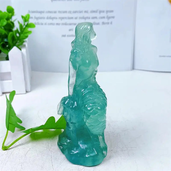 Green Fluorite Mermaid-ToShay.org