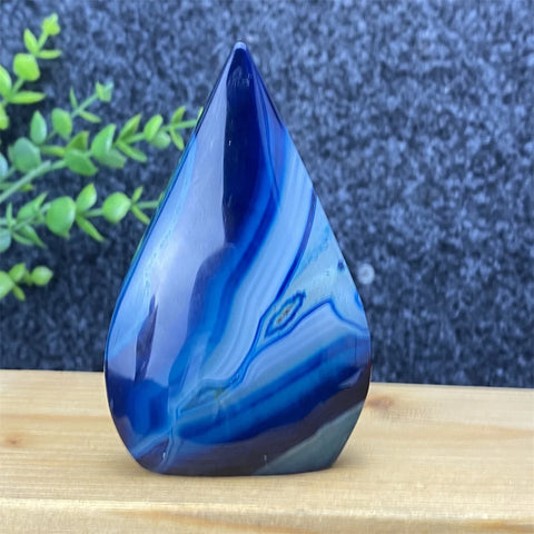 Blue Lace Agate Torch-ToShay.org