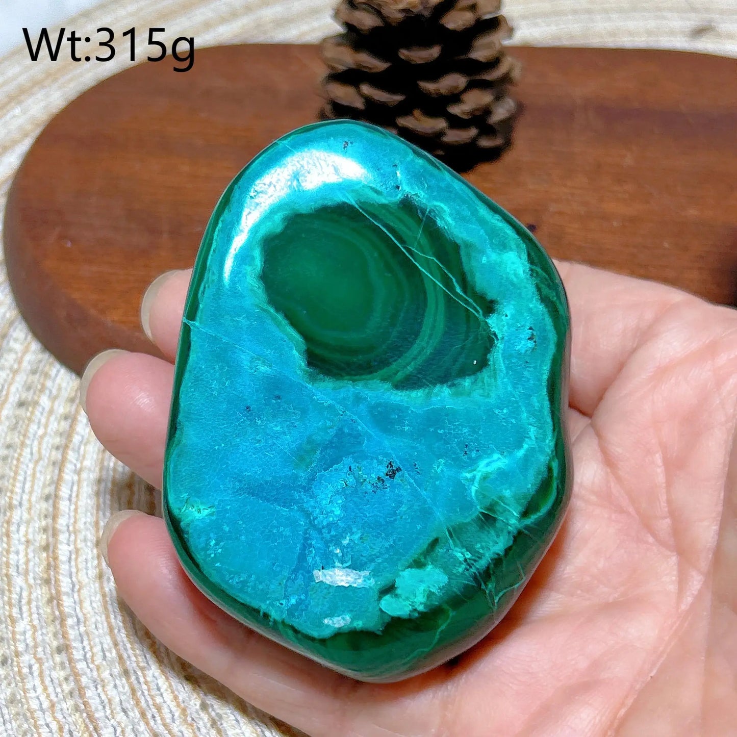Green Chrysocolla Malachite Stone-ToShay.org