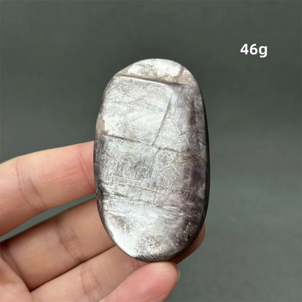 Purple Lepidolite Palm Stone-ToShay.org