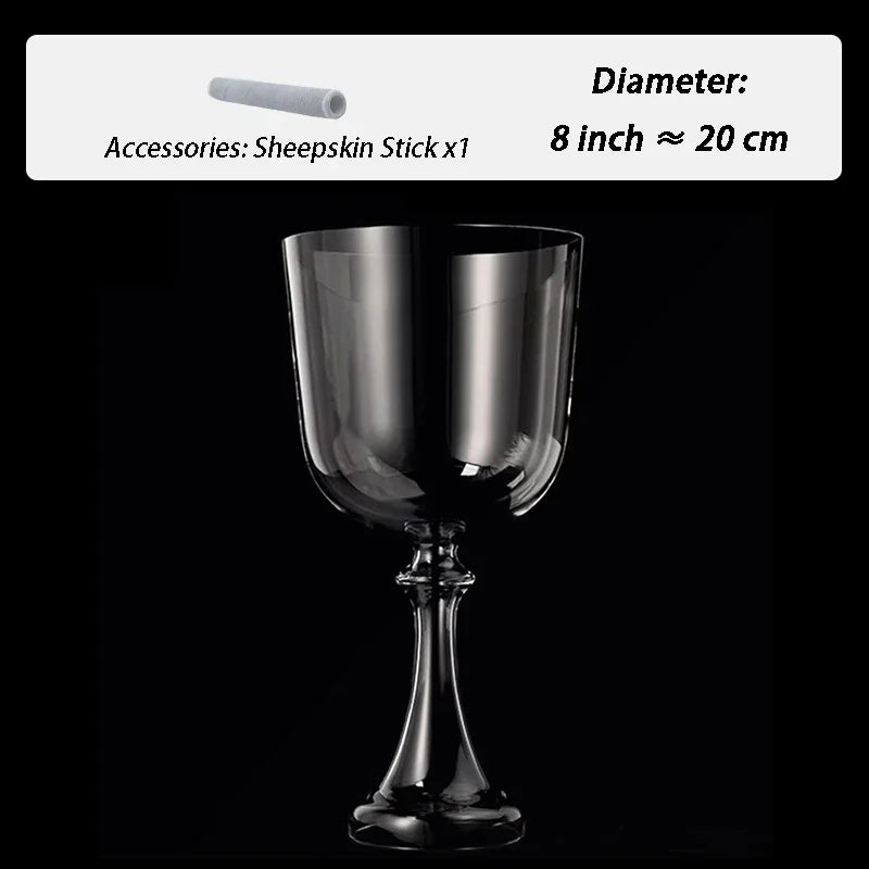Clear Crystal Singing Chalice-ToShay.org