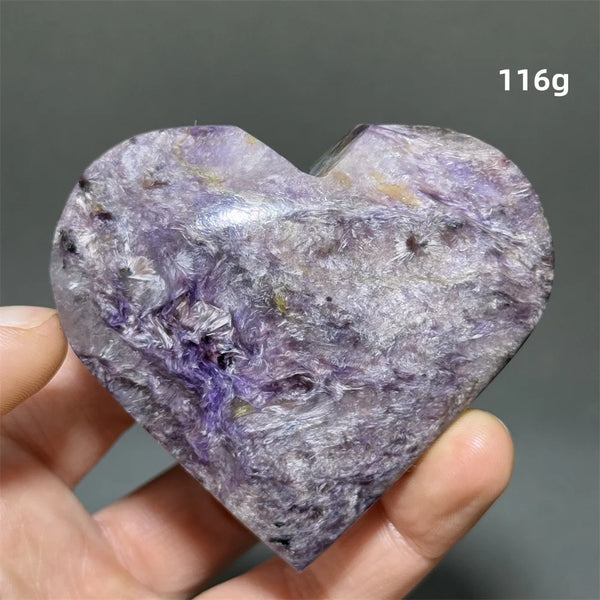 Purple Dragon Crystal Heart-ToShay.org