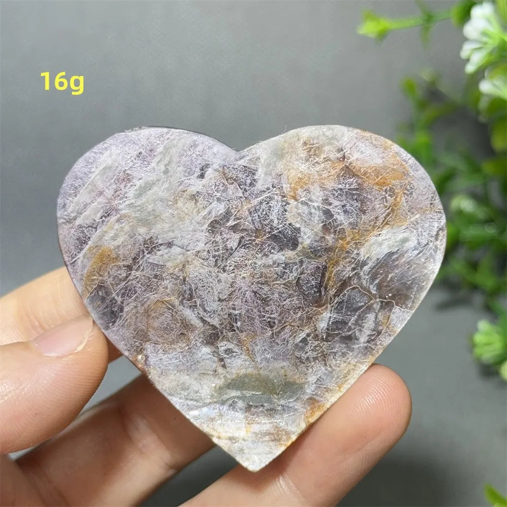 Purple Lithium Mica Heart-ToShay.org