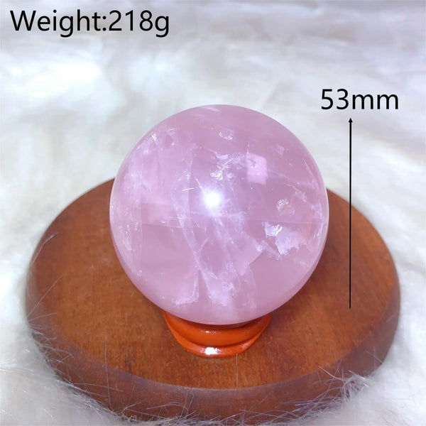 Pink Rose Quartz Ball-ToShay.org