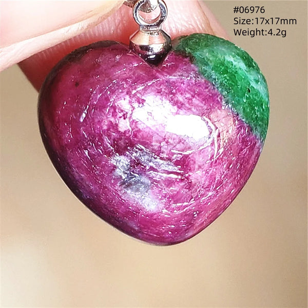 Red Ruby Zoisite Pendant-ToShay.org