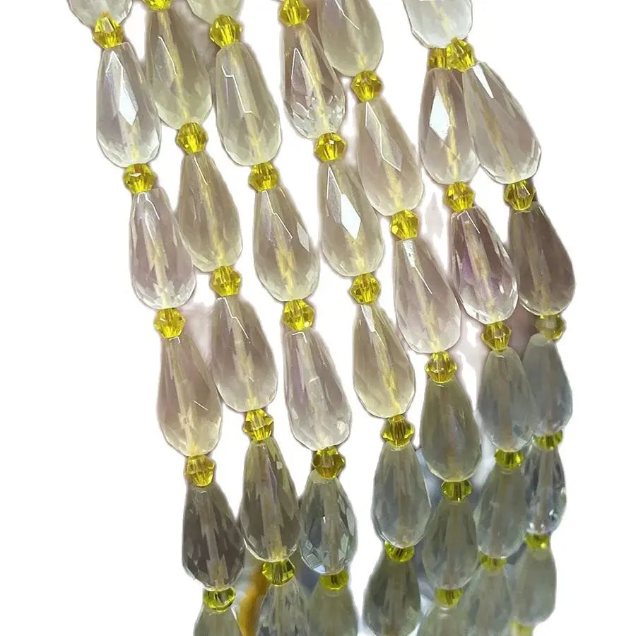 Yellow Lemon Crystal Beads-ToShay.org