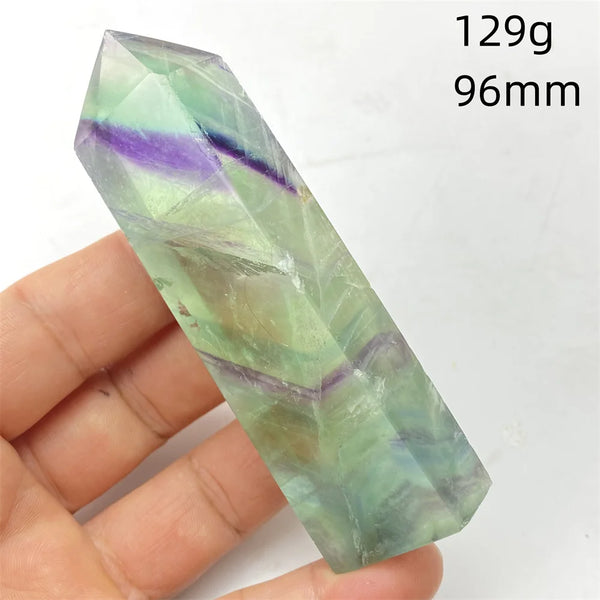Rainbow Fluorite Crystal Point-ToShay.org
