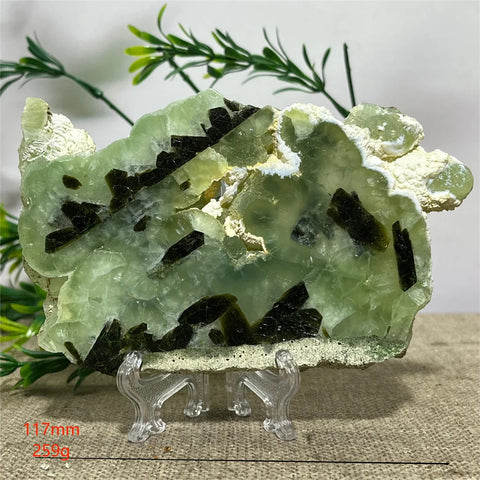 Green Prehnite Quartz Slab-ToShay.org