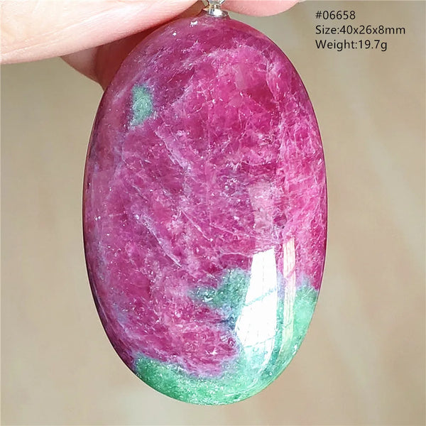 Red Ruby Zoisite Pendant-ToShay.org