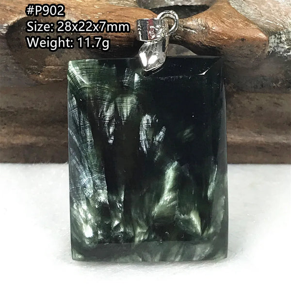 Green Seraphinite Pendant-ToShay.org