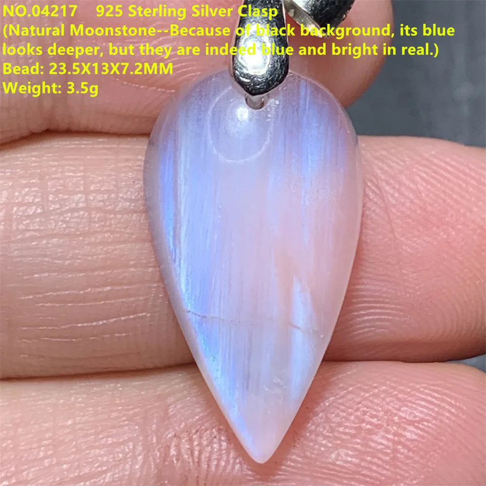 Blue Light Moonstone Pendants-ToShay.org
