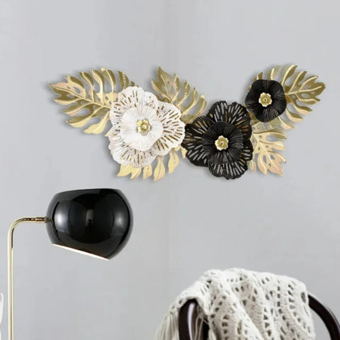 Gold Flower Iron Wall Art-ToShay.org