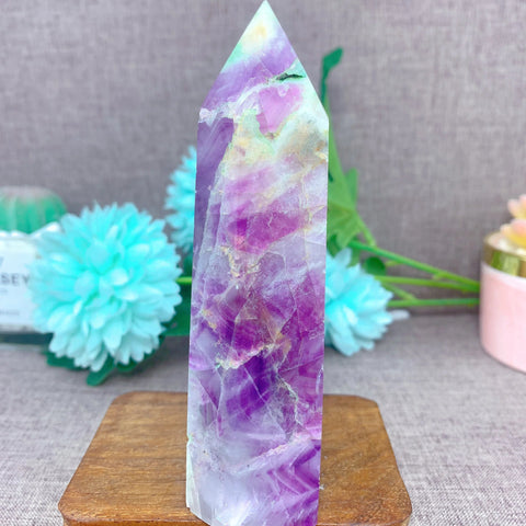 Rainbow Fluorite Point-ToShay.org