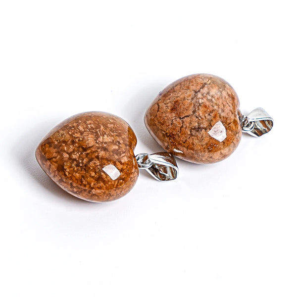 Brown Gold Agate Heart-ToShay.org