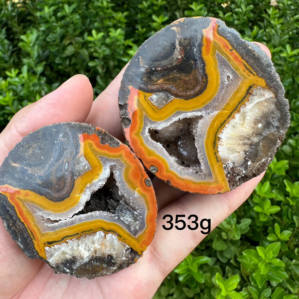 Mixed Agate Crystal Geode-ToShay.org