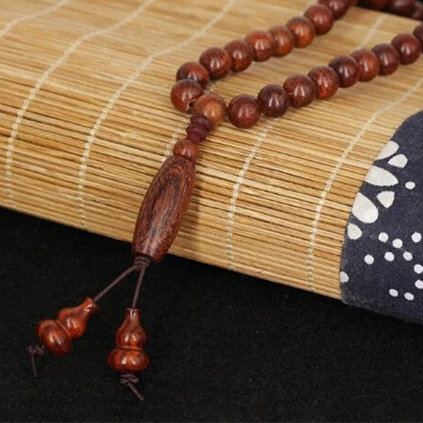 Red Sandalwood Mala Beads-ToShay.org