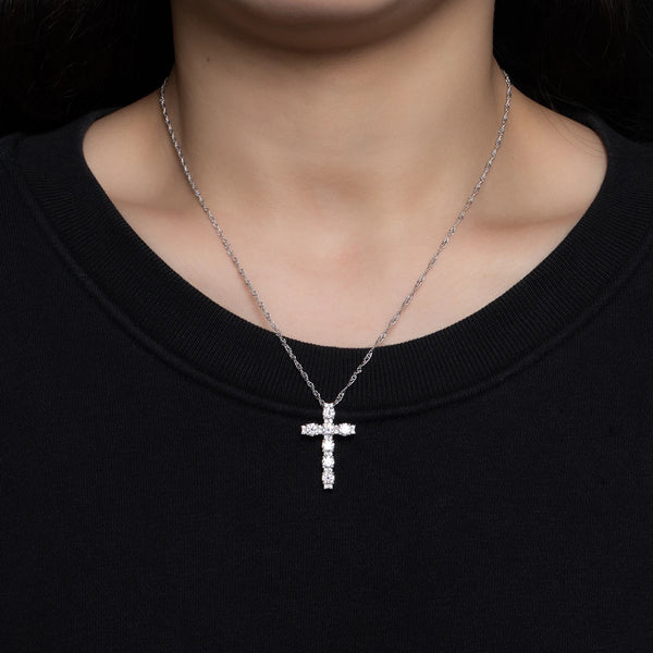 Diamond Cross Pendant-ToShay.org