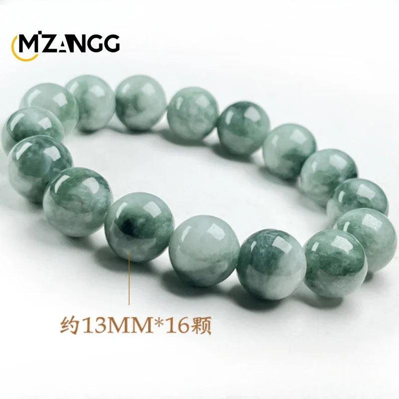 Green Flower Jadeite Bracelet-ToShay.org