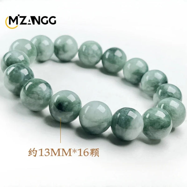 Green Flower Jadeite Bracelet-ToShay.org