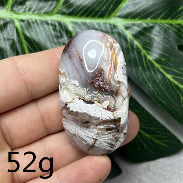 Red Crazy Agate Palm Stone-ToShay.org