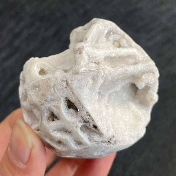 Purple Sphalerite Geode Ball-ToShay.org