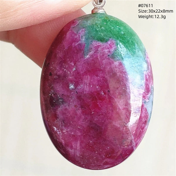 Red Ruby Zoisite Pendant-ToShay.org