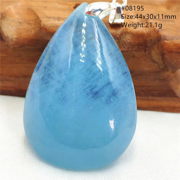 Blue Aquamarine Pendant-ToShay.org