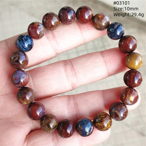 Blue Red Pietersite Bracelet-ToShay.org